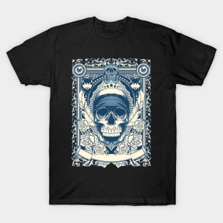 Skull Gothic death skeleton scary gift T-Shirt